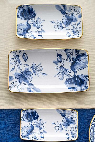 ACAR Freesia 3 Piece Set - Boat and Plate Design