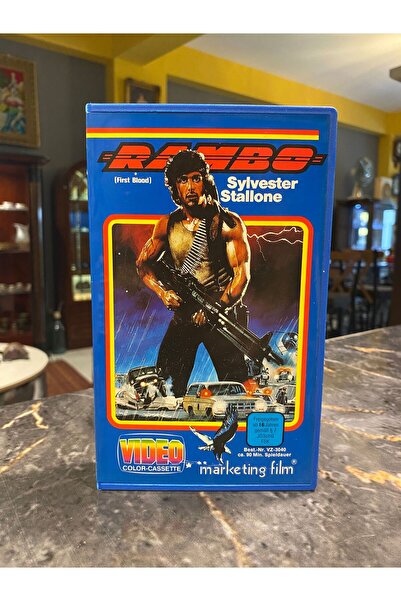 AntikHacı Vintage Rambo 1982 Koleksiyon Vhs Kaset