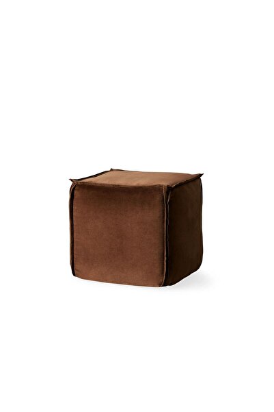 hoom concept NORDE KADİFE PUF KIRMIZI