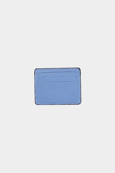 Grande 0530 Ice Blue Γνήσιο δέρμα Super Slim Unisex Θήκη κάρτας Flother