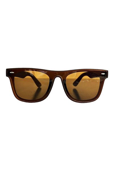 Silvio Monetti Men's Sunglasses - Brown Matte, UV400, Model615379