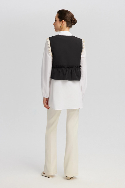 Touché Privé Πουκάμισο με φούντα με λεπτομέρειες