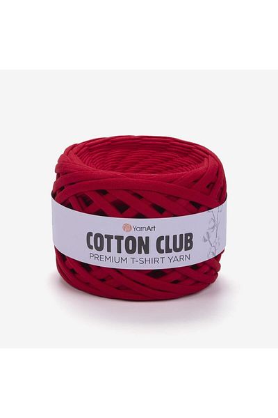 Yarnart Cotton Club - Χτενισμένο Βαμβακερό Ύφασμα Πλεκτό Χέρι Νήμα Κόκκινο-7334