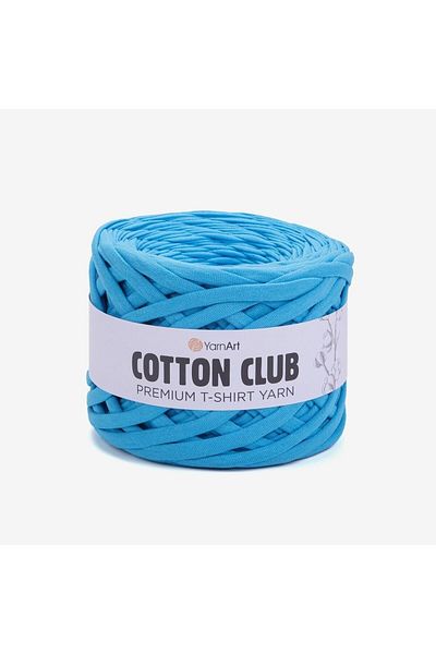 Yarnart Cotton Club Turquoise Knitted - Χτενισμένο Βαμβακερό Ύφασμα Χέρι - Ipi-7325