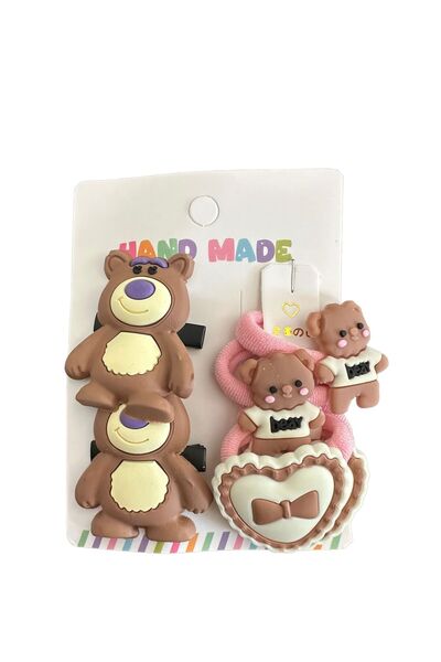 Karlay 6-Piece Children's Buckle Teddy Bear Set
