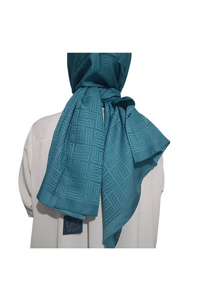 Levidor Şal jacquard albastru