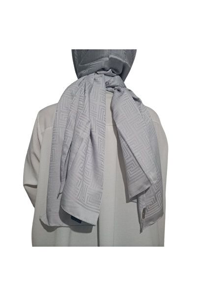 Levidor Blue Jacquard Shawl