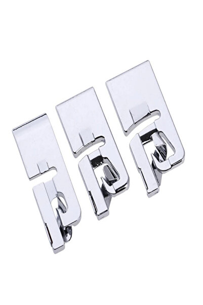 Singer Lüx Singer Beko Zetina Janome Uyumlu Kıvırma Ayak Seti 3mm-4mm-6mm Rj-103 Ve Makas