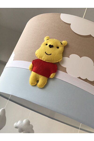 atölye ay ışığı Winnie The Pooh Figürlü Bebek Avizesi