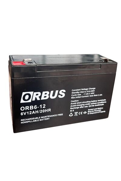 ORBUS 6V 12AH AKÜ AKÜLÜ ÇOCUK ARAÇLARI PİLSAN