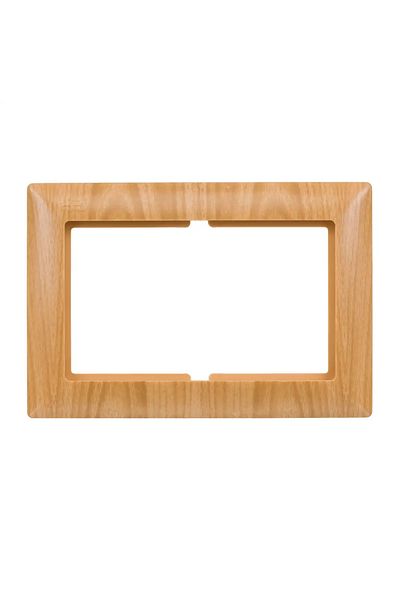 Günsan Visage Double Socket Frame - Maple Model