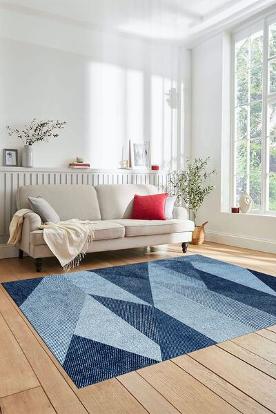EY HOME Baskılı Kaymaz Taban Yıkanabilir Modern Koridor Halısı Mutfak Halısı ...