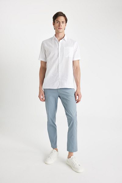 DeFacto Plátěné kalhoty Twill Chino D1779AX24SP