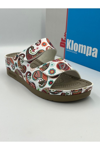 DR KLOMPA Ортопедичні жіночі капці з принтом - Зручна підошва