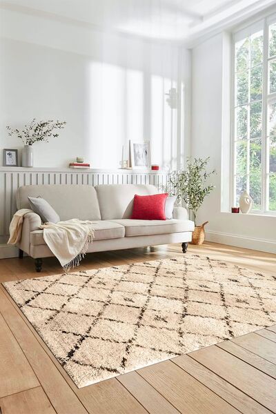 EY HOME Baskılı Kaymaz Yıkanabilir Kilim Desen Yolluk Mutfak Halısı Salon Hal...