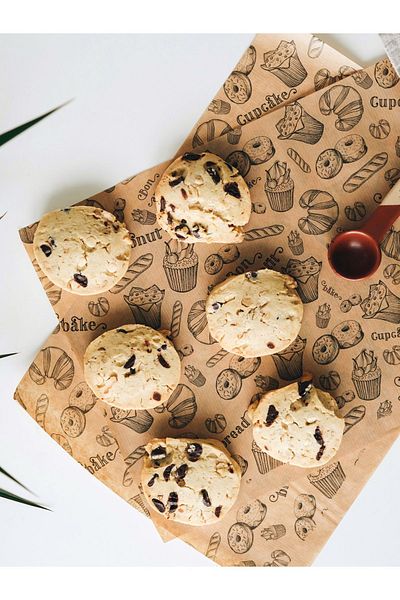 SimeStore Oil Paper - Presentation Paper - Cupcake Pattern Presentation Paper - 32 Pieces