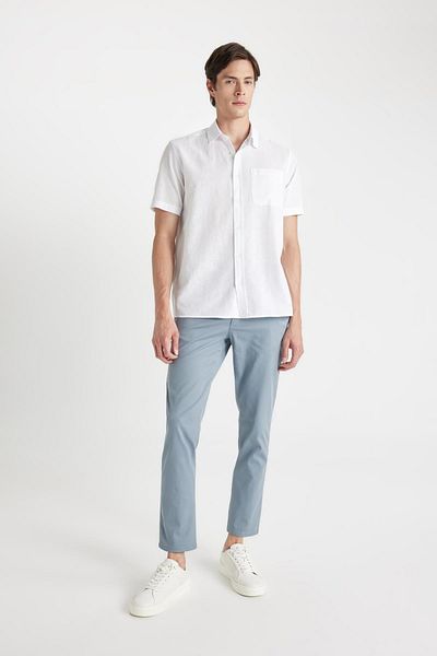 DeFacto Plátěné kalhoty Twill Chino D1779AX24SP