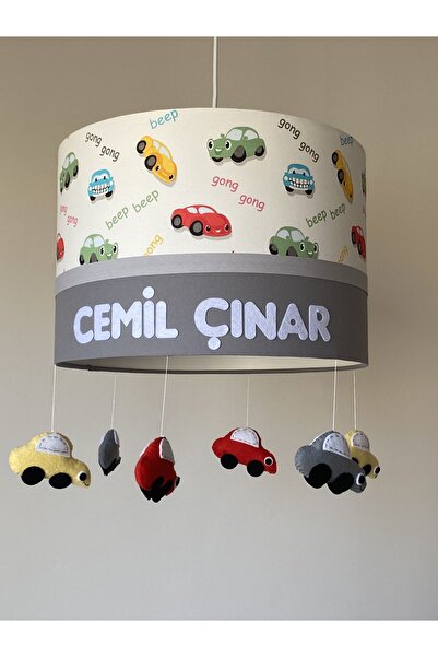 atölye ay ışığı Arabalı model erkek bebek çocuk odası avize