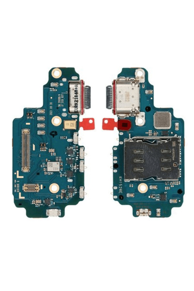 Samsung Galaxy S22 Ultra 5g S908  Şarj Soketli Kulaklık Soketli Mikrofon Bord...