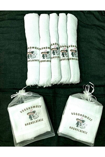 yörük tuhafiye Весільний рушник з кишенькою, 12 штук, для заручин, подарунок, для читання, для запрошень, для читалки, тюлевий рушник з кишенькою, 8 штук