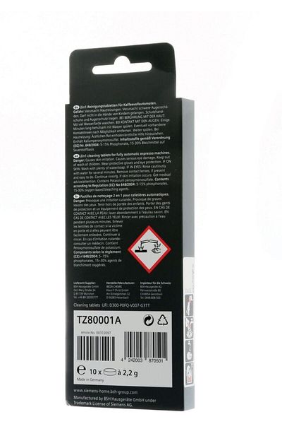 Siemens Philips Tz80001a Coffee Machine - Cleaning Tablet