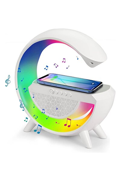 bella markt BLUETOOTH G HOPARLÖR RGB LED IŞIKLI SPEAKER AUX USB SD KART WİREL...