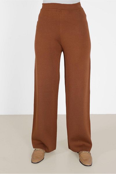 Alvina Knitwear Simple Trousers - 70260 Model