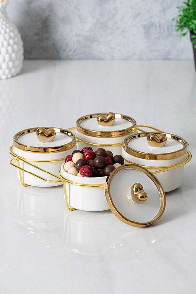 ACAR Felix 9 Piece Porcelain Presentation Bowl