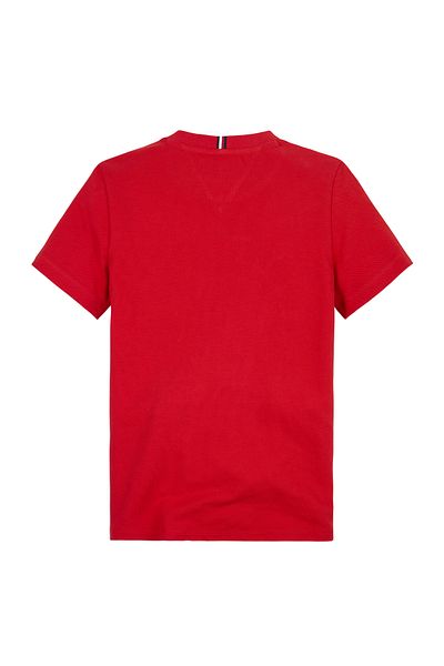 Tommy Hilfiger Printed Men's Red T-Shirt Monotype Arch H Seal Tee S/S