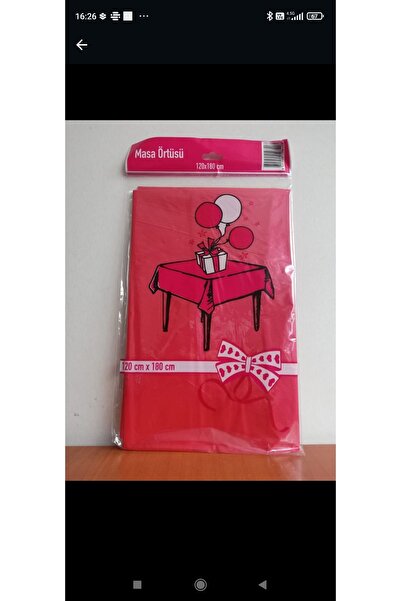 AKTEZ-EL Tablecloth Red 120/180cm