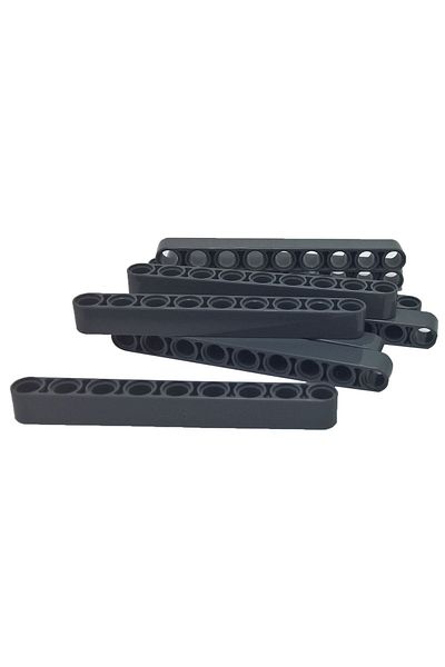 LEGO Technic Moc Liftarm Thick - Dark Gray, 1x9, 4 Accessories Will Be Sent