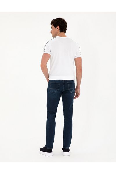 Pierre Cardin Pierre Cardin Мъжки спортен дънков панталон Lubin 033 Navy Blue Slifit - G021GL080.000.01853433