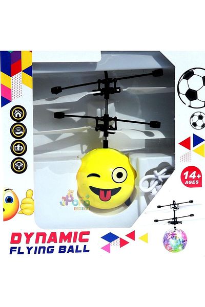 Happy Toys Cute Flying Toy with Face Emoji - Hand Sensor