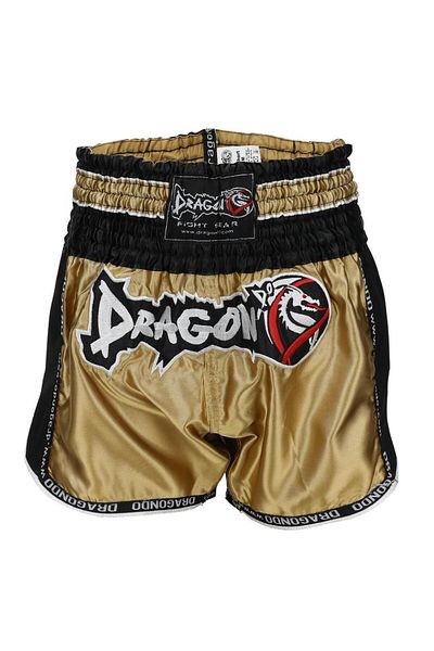 Dragondo Retro Muay Thai Shorts and 3.5 Meters Boxing Bandage Set