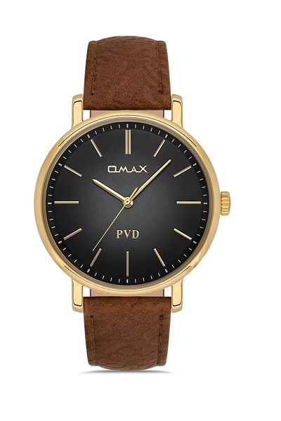 Omax Leather Men's Watch 00PR0049Q002