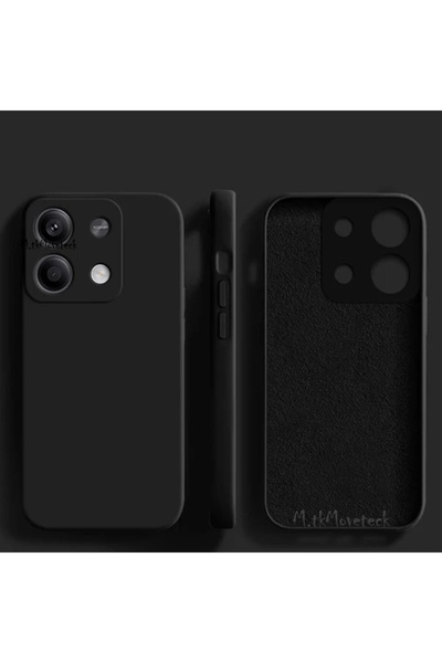 m.tk moveteck حافظة هاتف Xiaomi Redmi Note 13 Pro 5g تطلق الكاميرا المحمية من الداخل مخملية ناعمة اللون من السيليكون غير اللامع