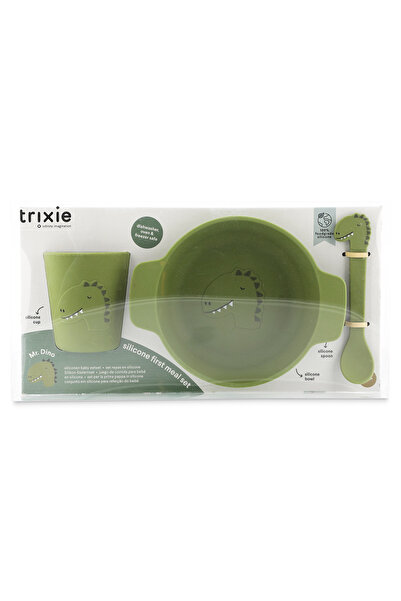 Trixie SILICONE FIRST MEAL SET MR.DINO - SİLİKON İLK YEMEK SETİ