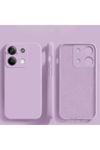 m.tk moveteck حافظة هاتف Xiaomi Redmi Note 13 Pro 5g تطلق الكاميرا المحمية من الداخل مخملية ناعمة اللون من السيليكون غير اللامع
