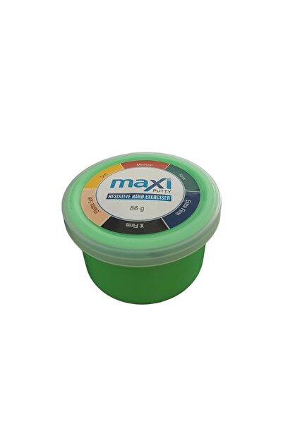 MAXİ Maxi Putty El Egzersiz Hamuru 85 gr Yeşil Renk (orta)