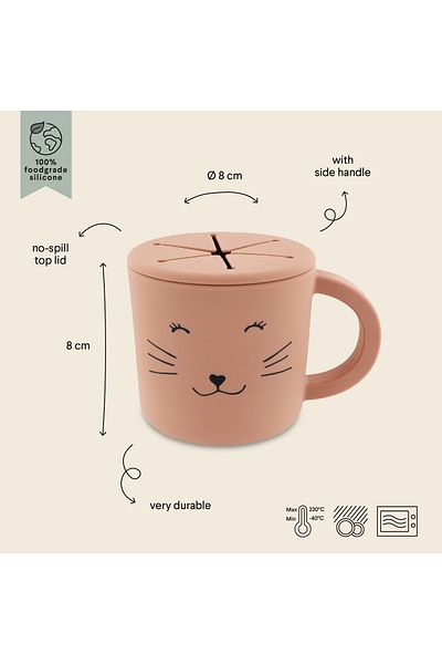 Trixie Silicone Snack Cup Mrs.Cat - Silicone Snack Container