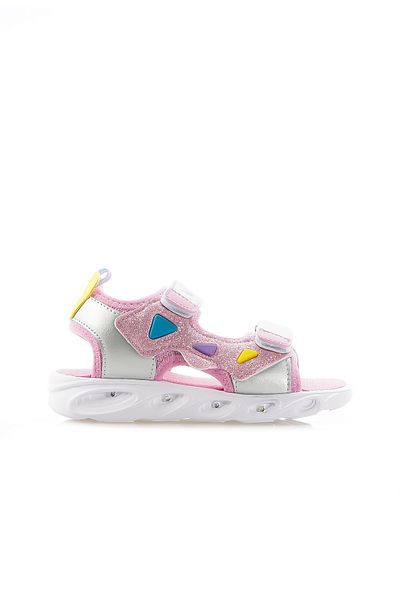 Vicco VICCO HILDA Girls Lighted Light Sole Daily Sandals - 26-35 FK Pink