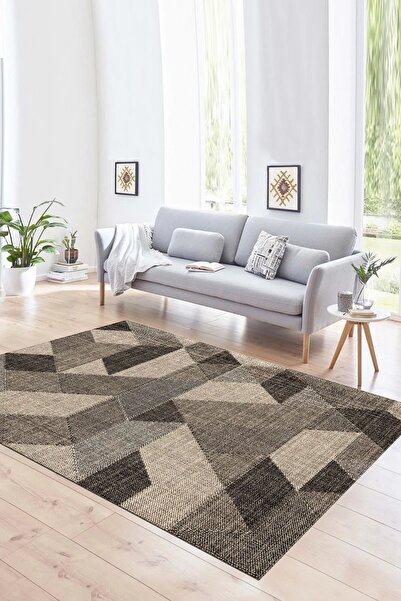 Alkilim Dijital Baskılı Kaymaz Yıkanabilir Modern Desen Yolluk Mutfak Salon H...