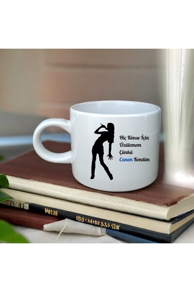 D&Y GAUDERY My Dear Myself Porcelain Coffee Cup - I'm Sad for No One