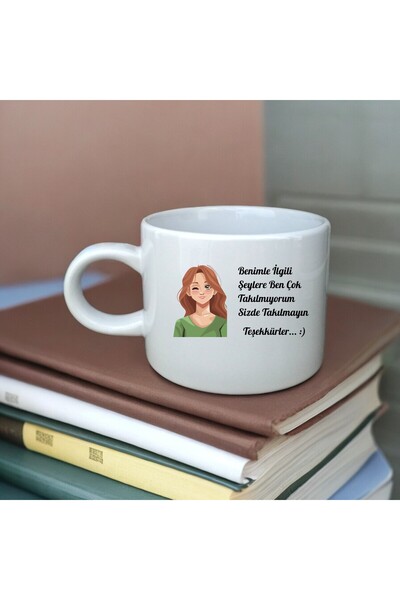D&Y GAUDERY Me Related Porcelain Mug - You Don't Snapp You, Thank You, Coffee