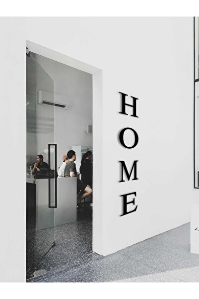 HomeJamin Home Yazısı Modern Tablo Ev Dekoru Yapışkanlı Büyük Boy