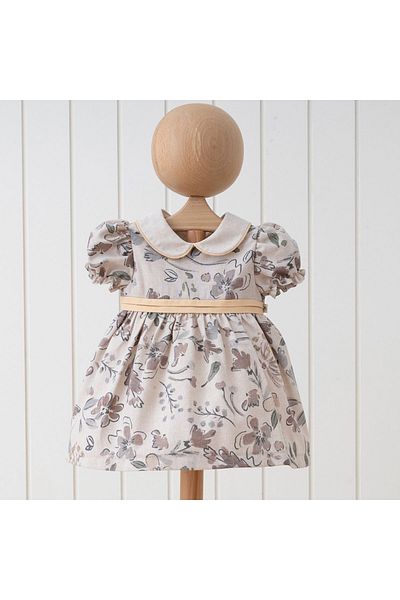 Mymio Flora Elegance Short Sleeve Baby Girl Dress