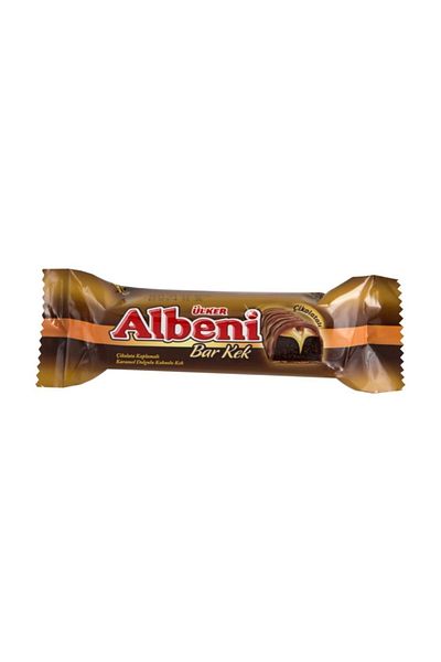 Ülker Albeni Chocolate Covered Caramel Cake 43 Gr (18 Pieces)
