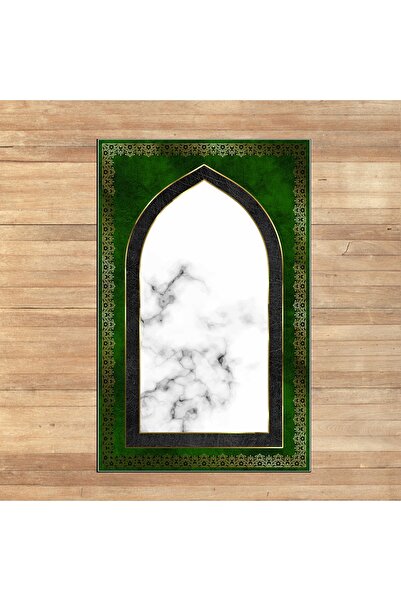 Viyana Home Dijital Baskılı Yıkanabilir Hediyelik Namazlık Seccade Halı, V-SE...