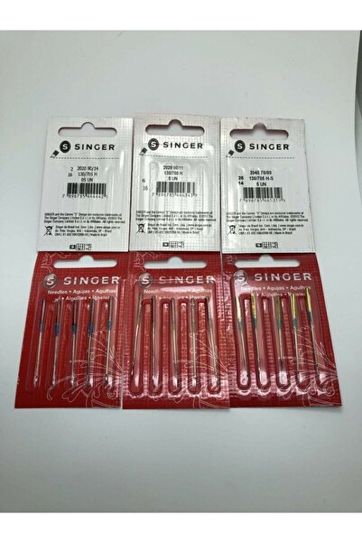 SİNGER Iğne Dikiş 9no(jarse)-11no(dikiş)-14no(dikiş)