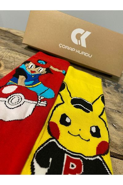 Çorap Kurdu Комплект от 2 чорапи с дизайн на Pokemon